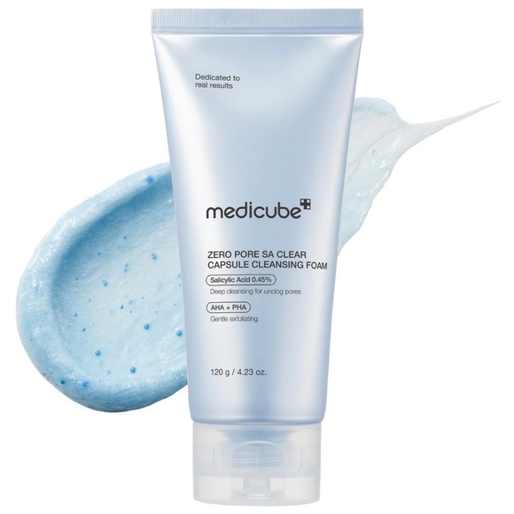 medicube Zero Pore Clear Blue Capsule Facial Deep Cleanser for Skin Texture - Picture 1 of 3